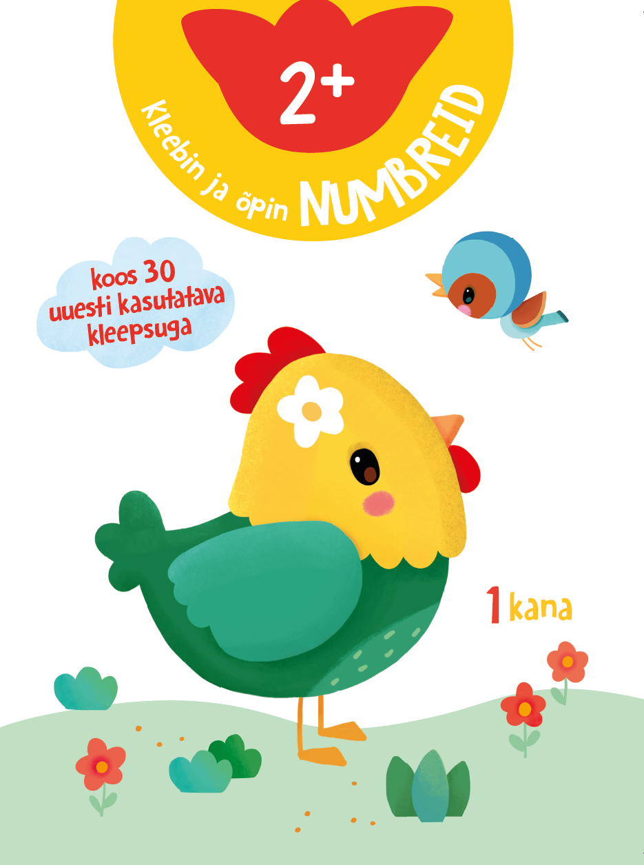 Kleebin ja õpin numbreid. Kana