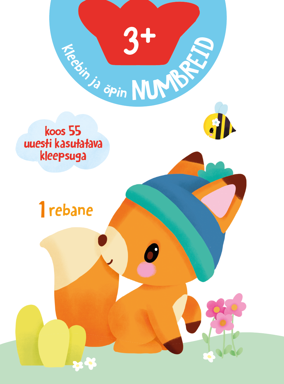 Kleebin ja õpin numbreid. Rebane