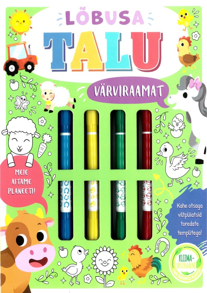 Lõbusa talu värviraamat