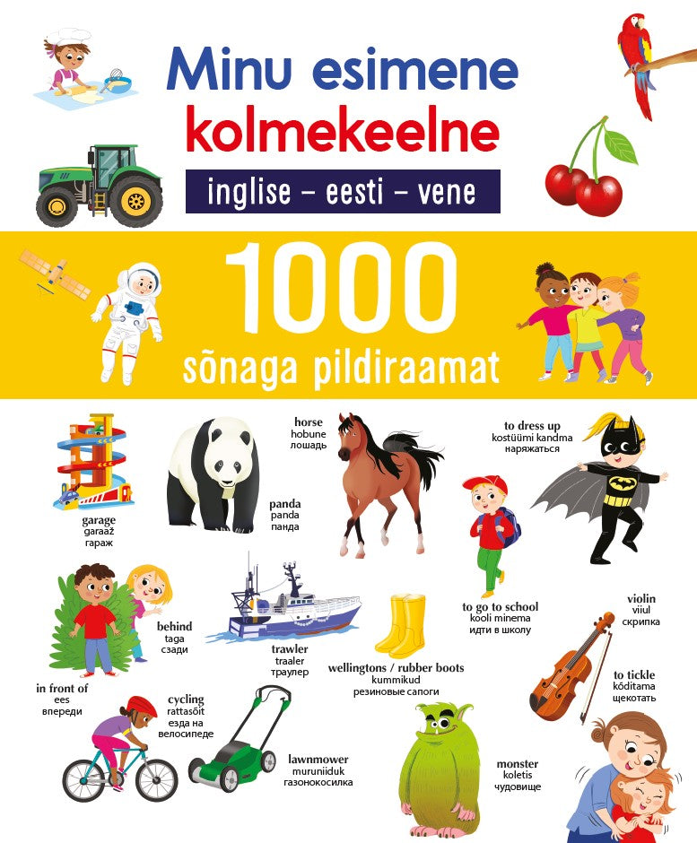 Minu esimene kolmekeelne 1000 sõnaga pildiraamat