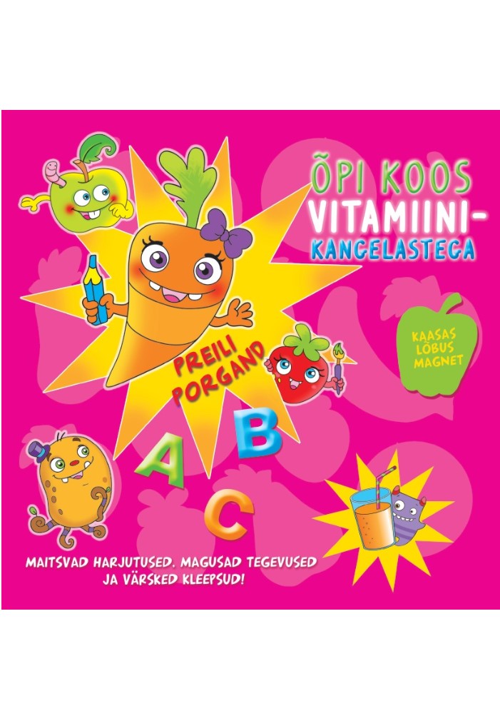 Õpi koos vitamiinikangelastega. Preili Porgand