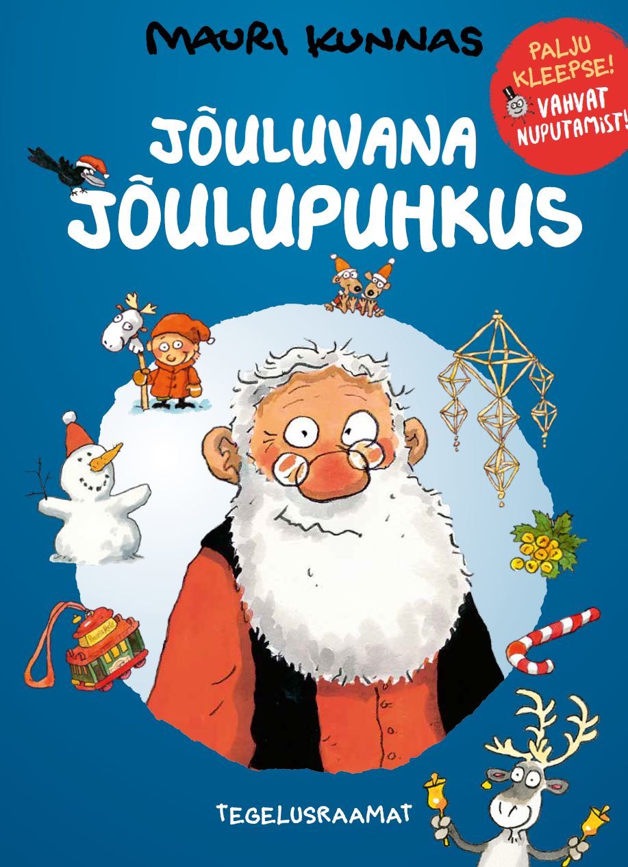 Jõuluvana jõulupuhkus. Tegelusraamat