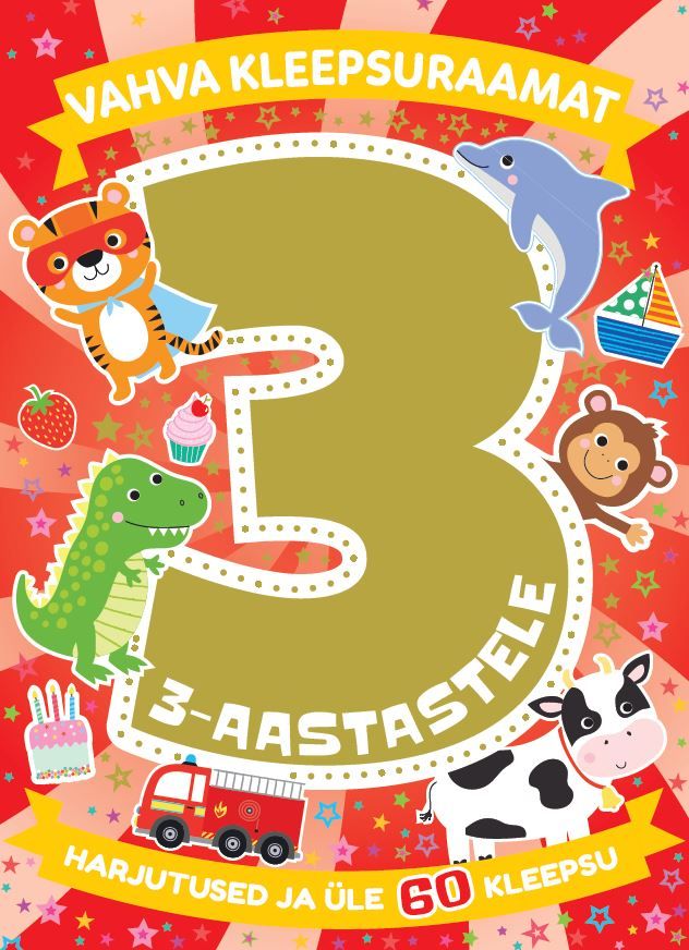 Vahva kleepsuraamat 3-aastastele