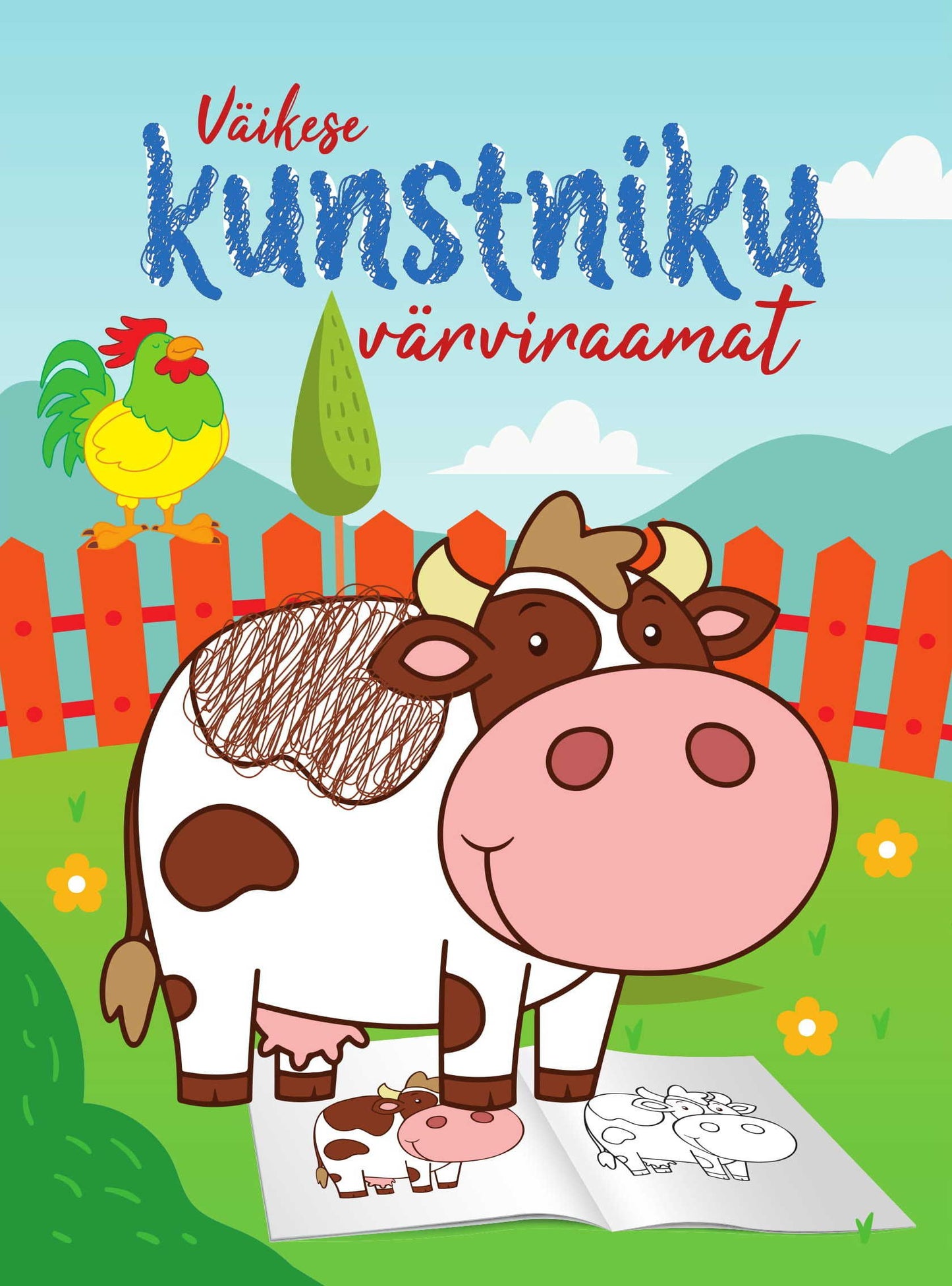 Väikese kunstniku värviraamat. Lehm