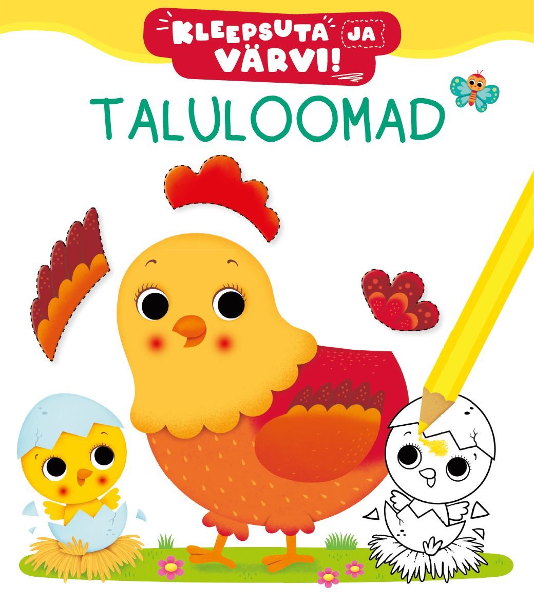Kleepsuta ja värvi! Taluloomad