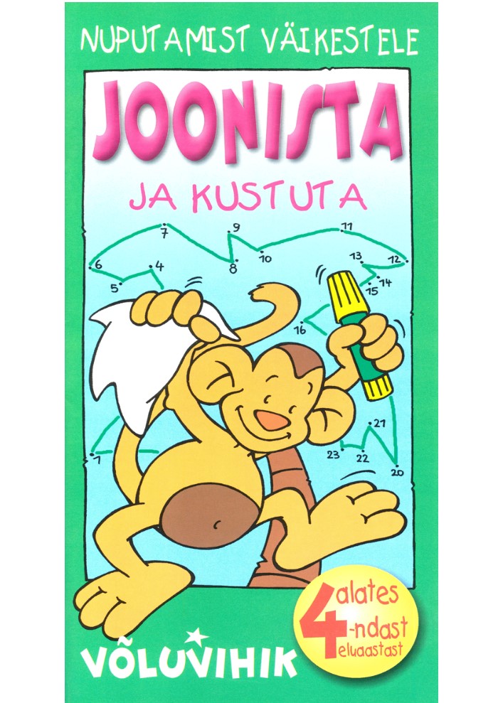 Joonista ja kustuta. Roheline