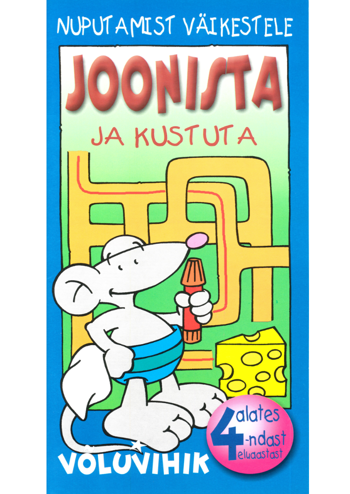 Joonista ja kustuta. Sinine