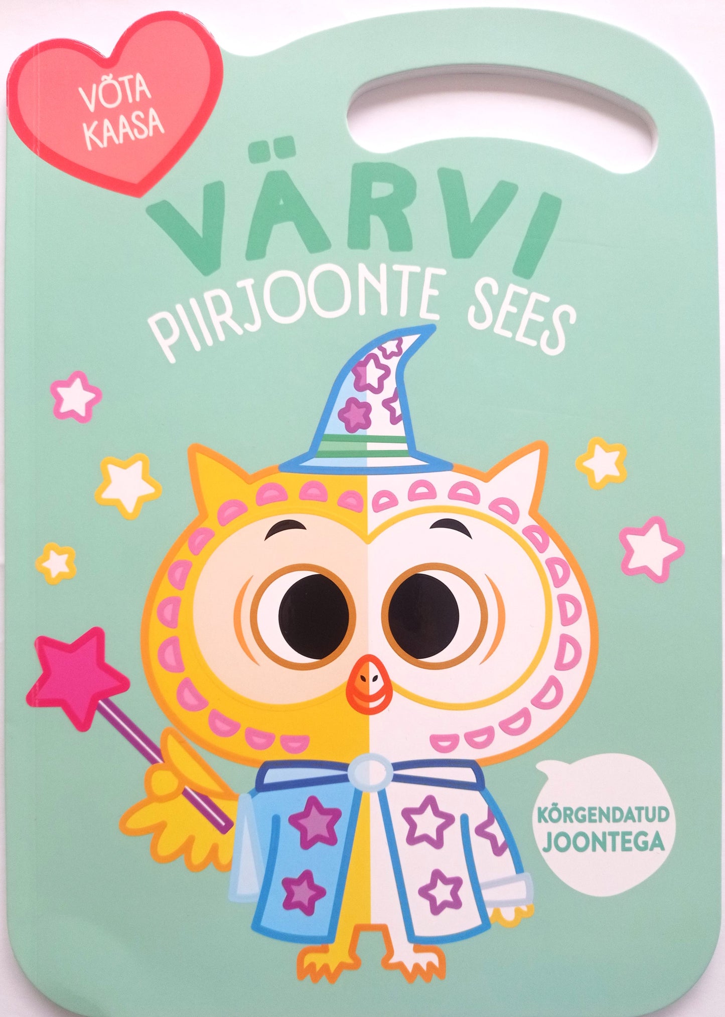 Värvi piirjoonte sees. Öökull