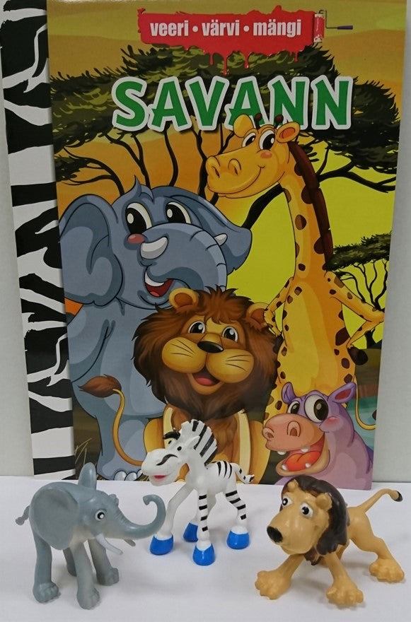 Veeri, värvi, mängi. Savann