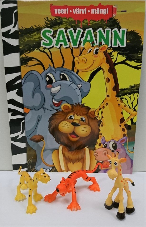 Veeri, värvi, mängi. Savann