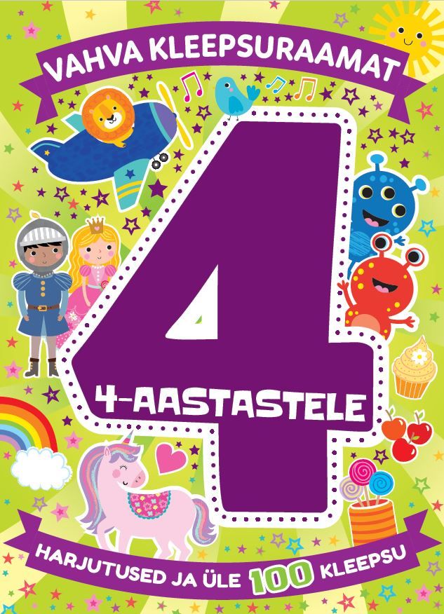 Vahva kleepsuraamat 4-aastastele