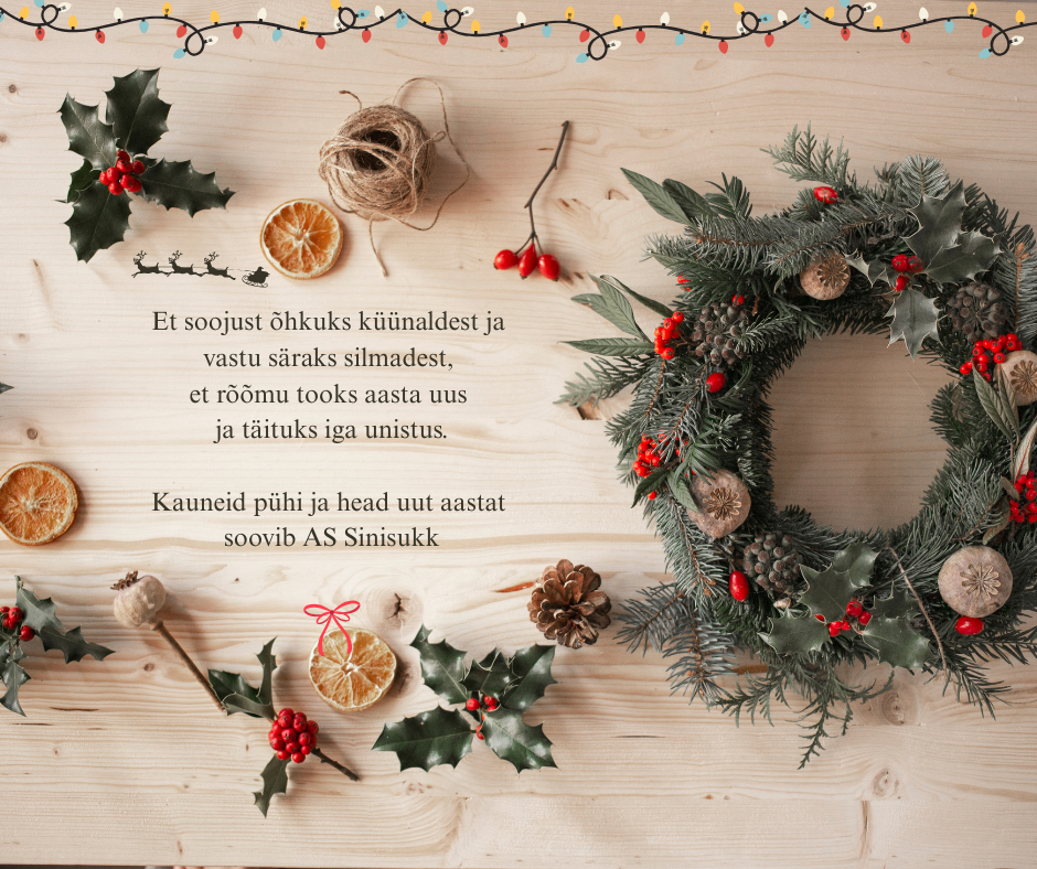 Kaunist pühadeaega meie lugejatele!