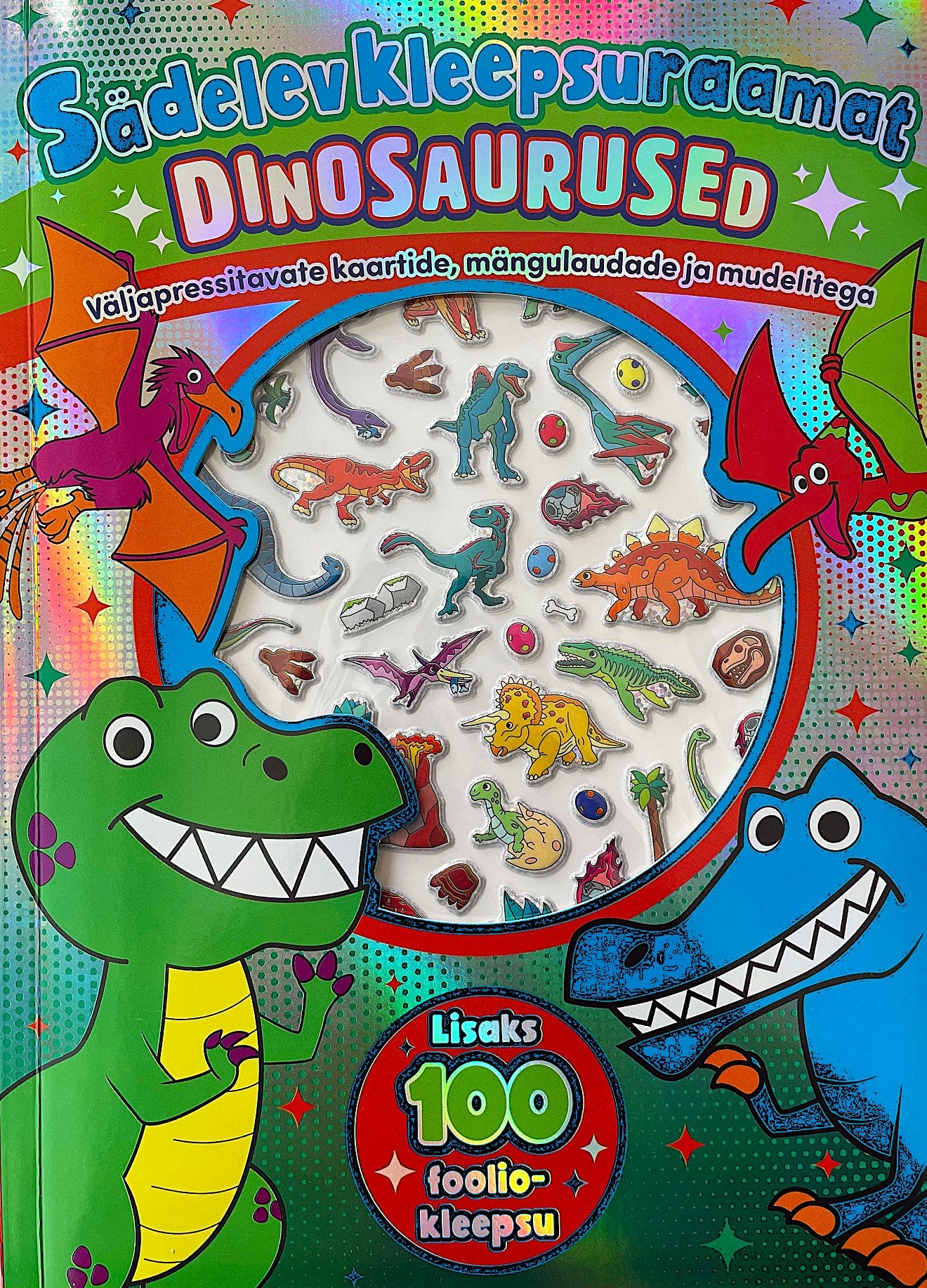 Sädelev kleepsuraamat. Dinosaurused