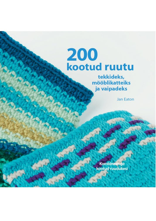 200 kootud ruutu tekkideks, mööblikatteiks ja vaipadeks