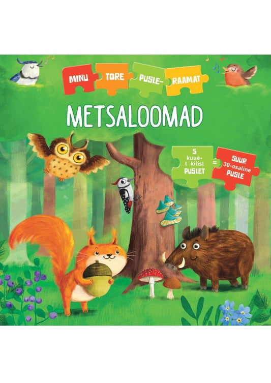 Minu tore pusleraamat. Metsaloomad