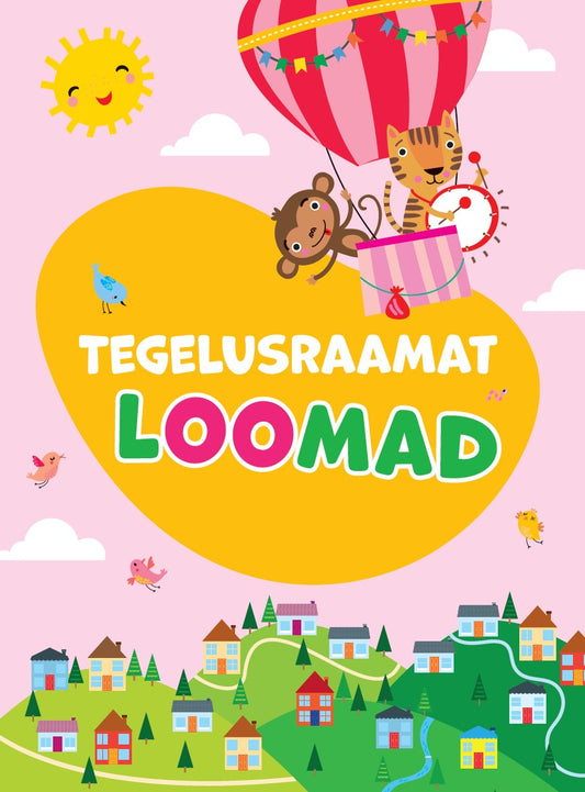 Tegelusraamat. Loomad (kuumaõhupall)