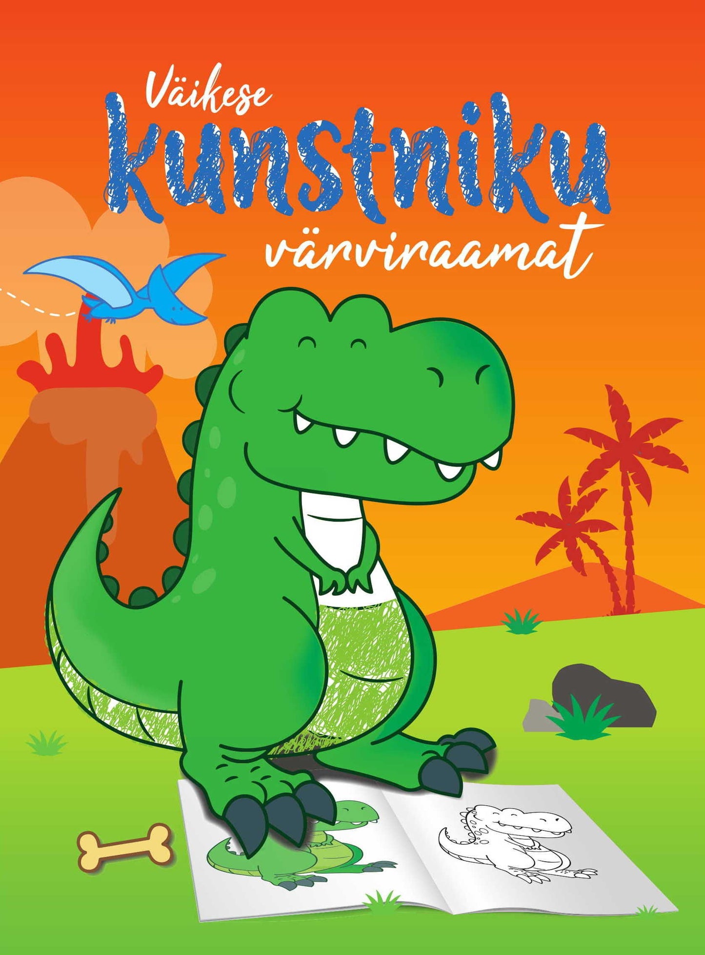Väikese kunstniku värviraamat. Krokodill